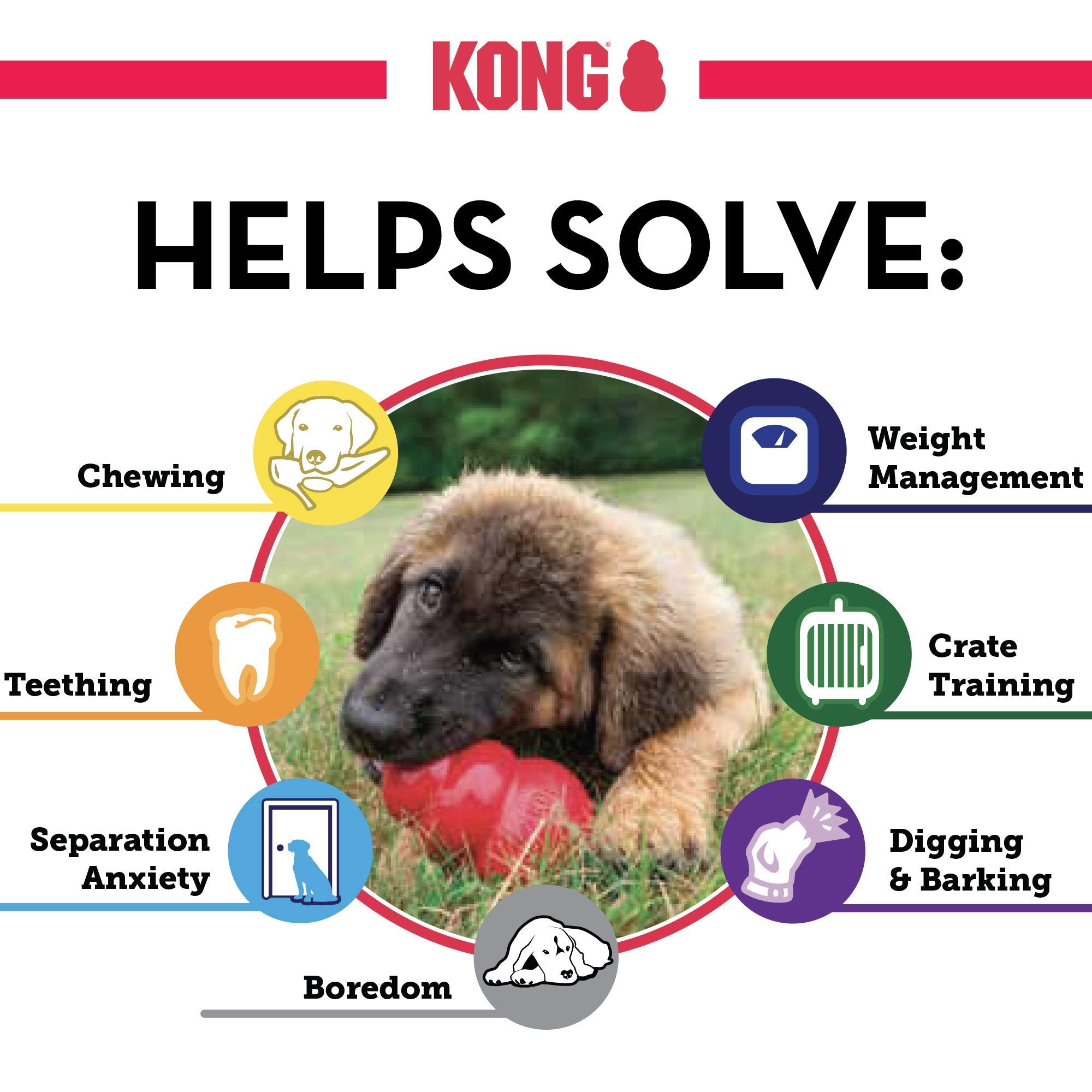 KONG Classic-freeze-for-extended-play — freeze stuffed for longer enrichment.