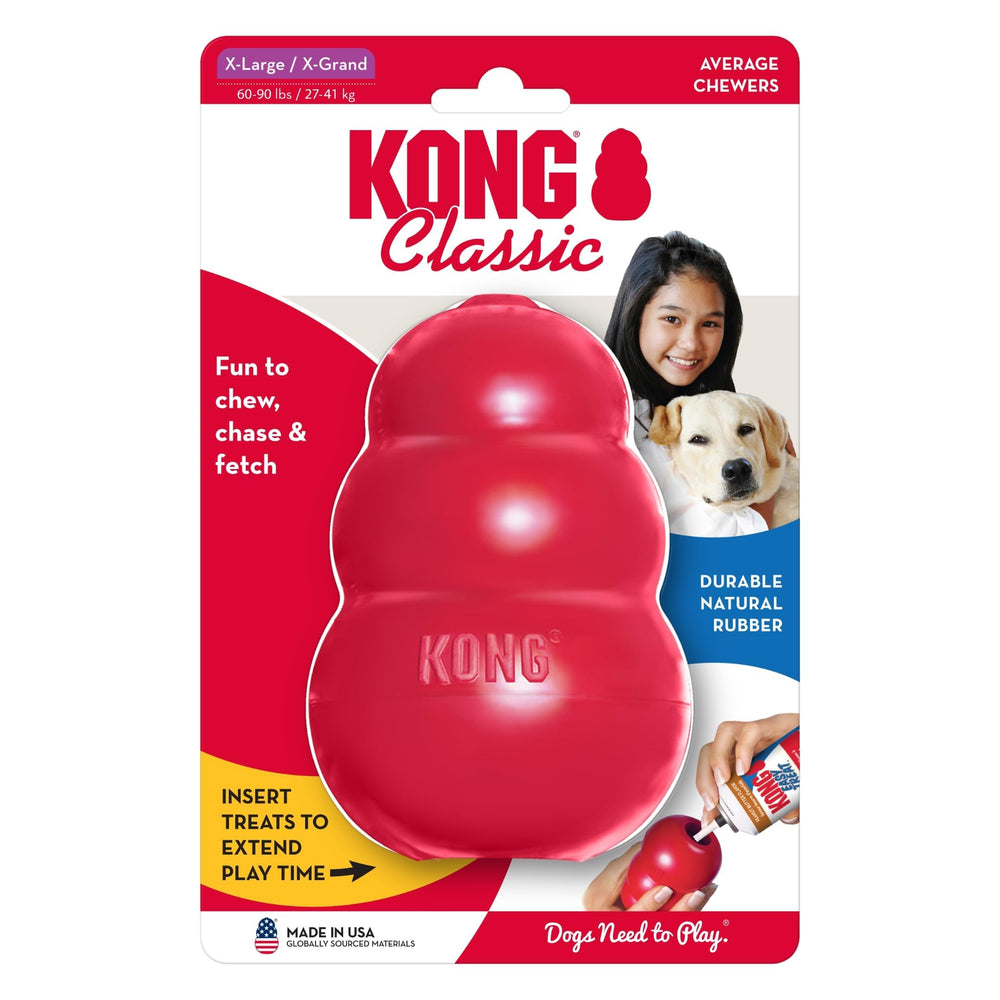 KONG Classic made-in-usa roots reinforce trustworthy quality in pet toys.