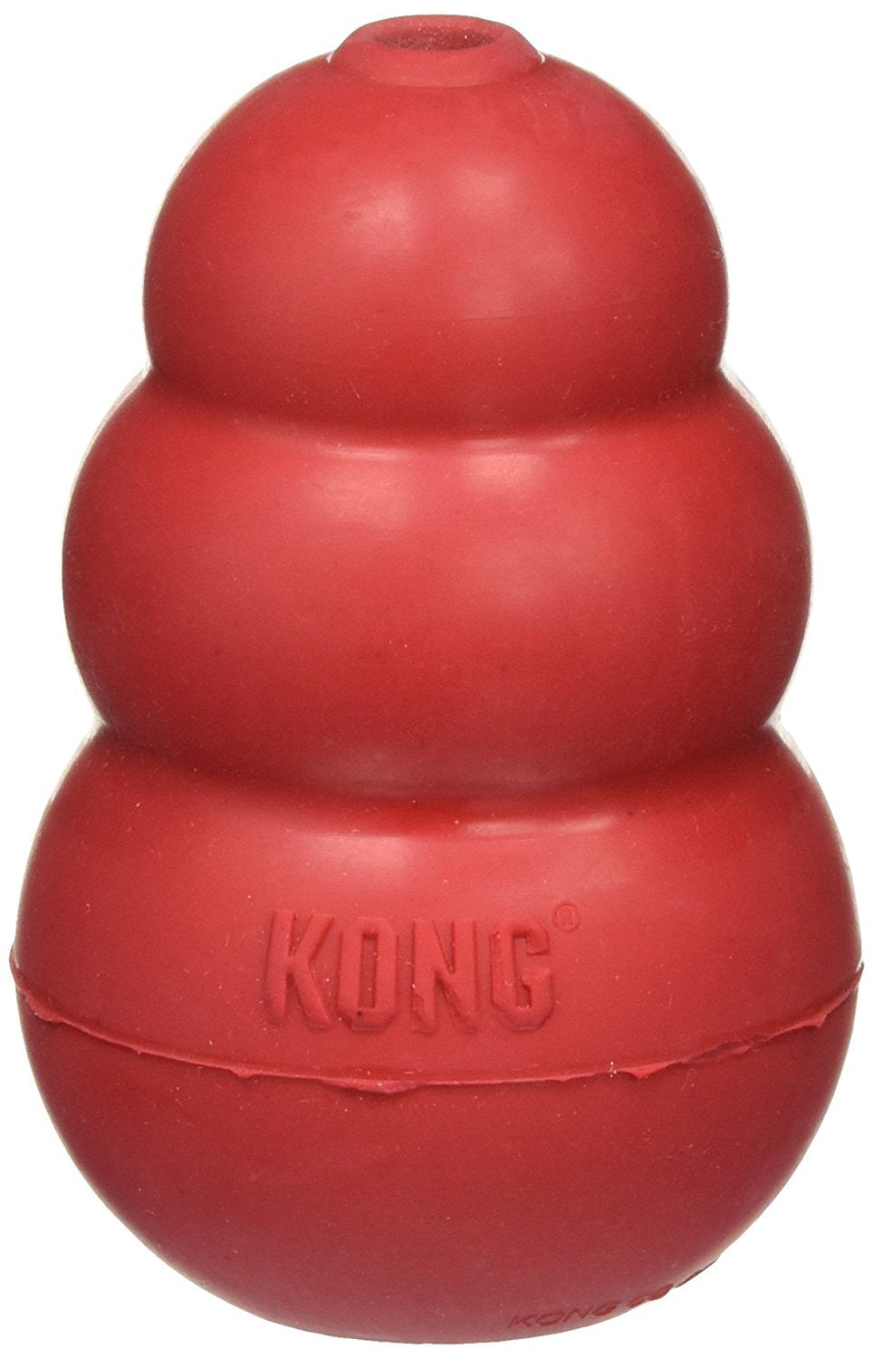 KONG Classic Medium dog toy red, pack of 2, durable chew-friendly.