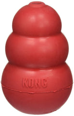 KONG Classic Medium dog toy red, pack of 2, durable chew-friendly.