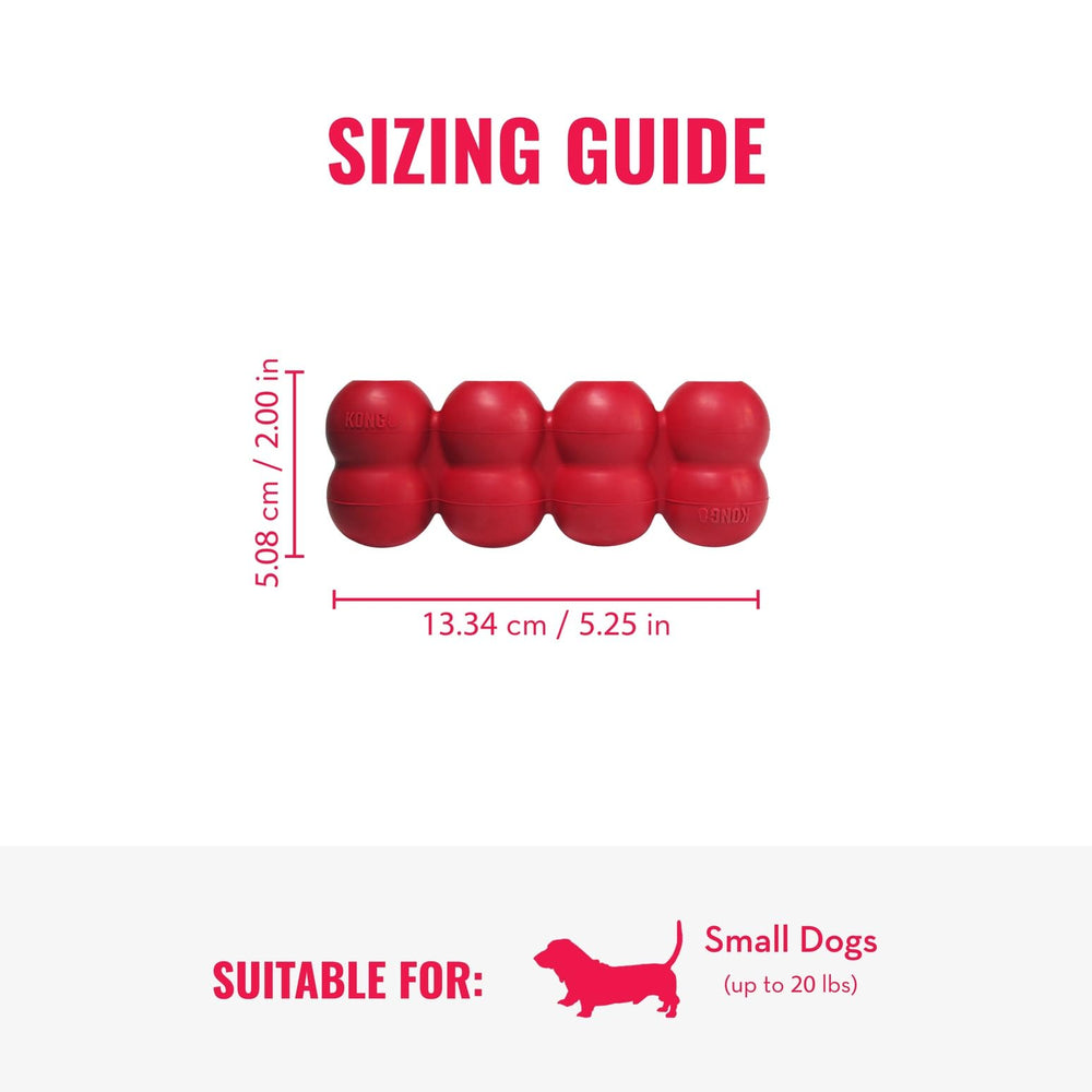 KONG Classic Rubber construction demonstrates durability for vigorous chewers.