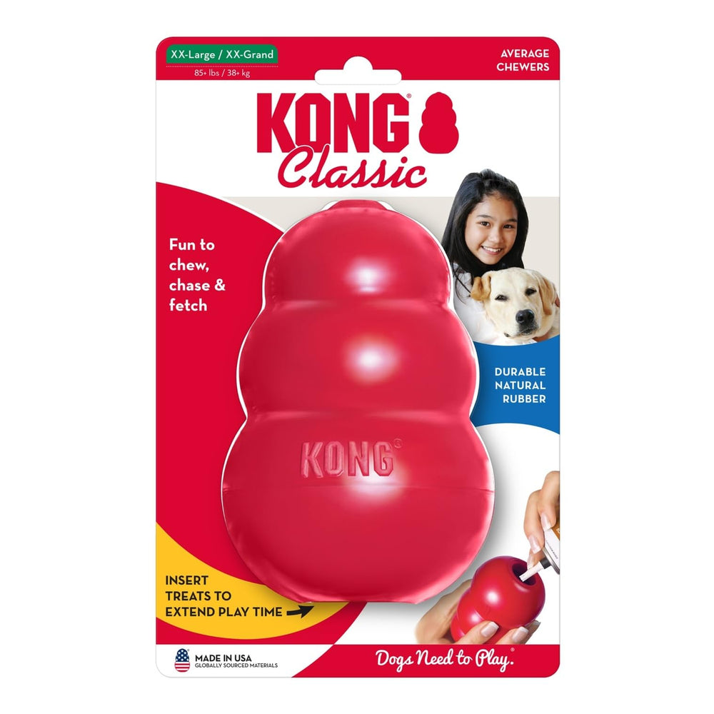 KONG Classic presented at home or crate for training rewards