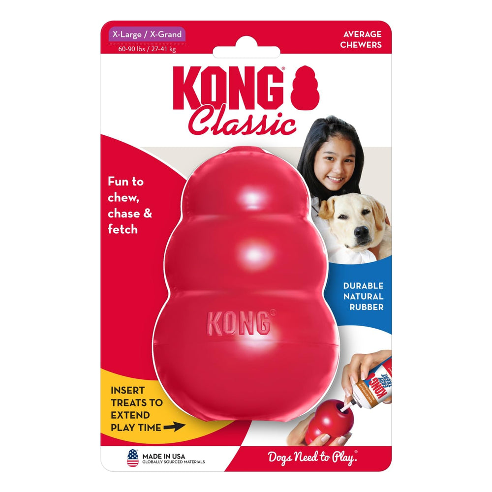KONG Classic treat-filled-extensions with peanut butter visual.
