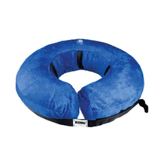 KONG Cloud Collar soft fabric closeup shows plush comfort for pets.