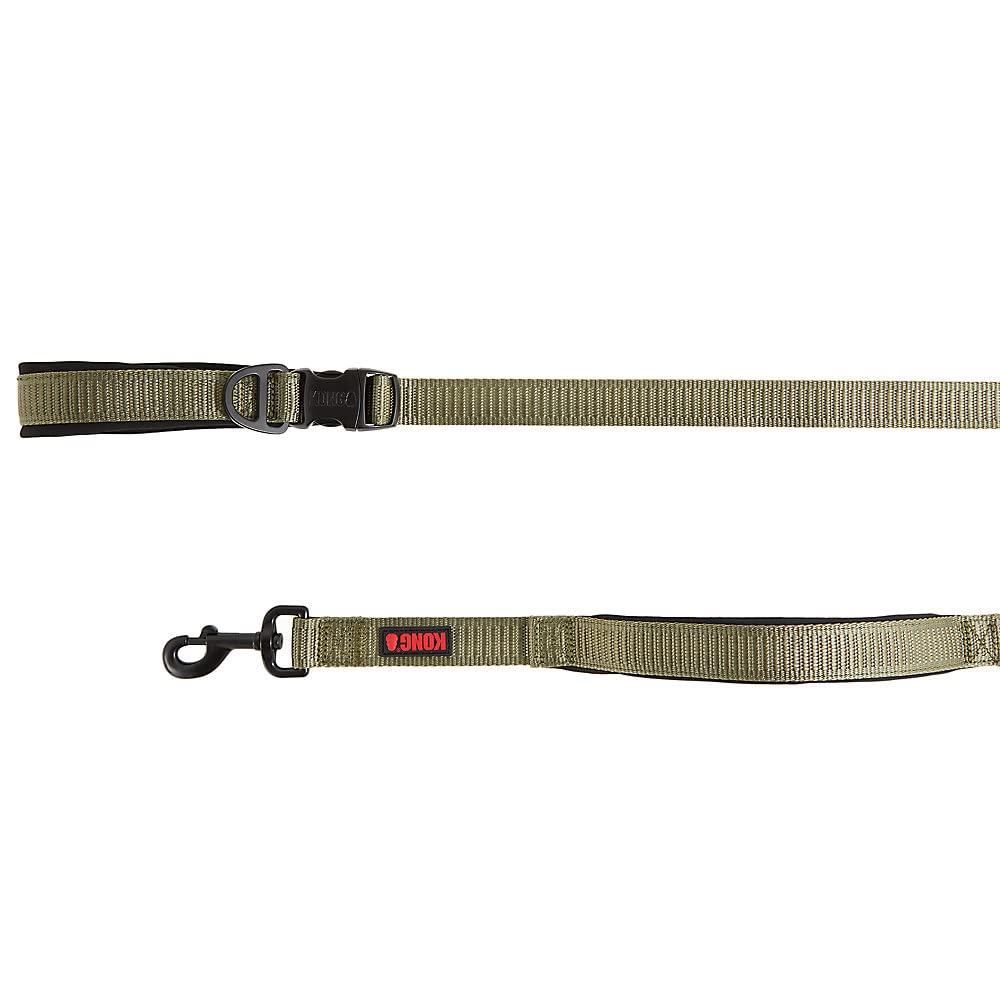 KONG Comfort Traffic Handle Leash close-up showing padded grip for comfortable control