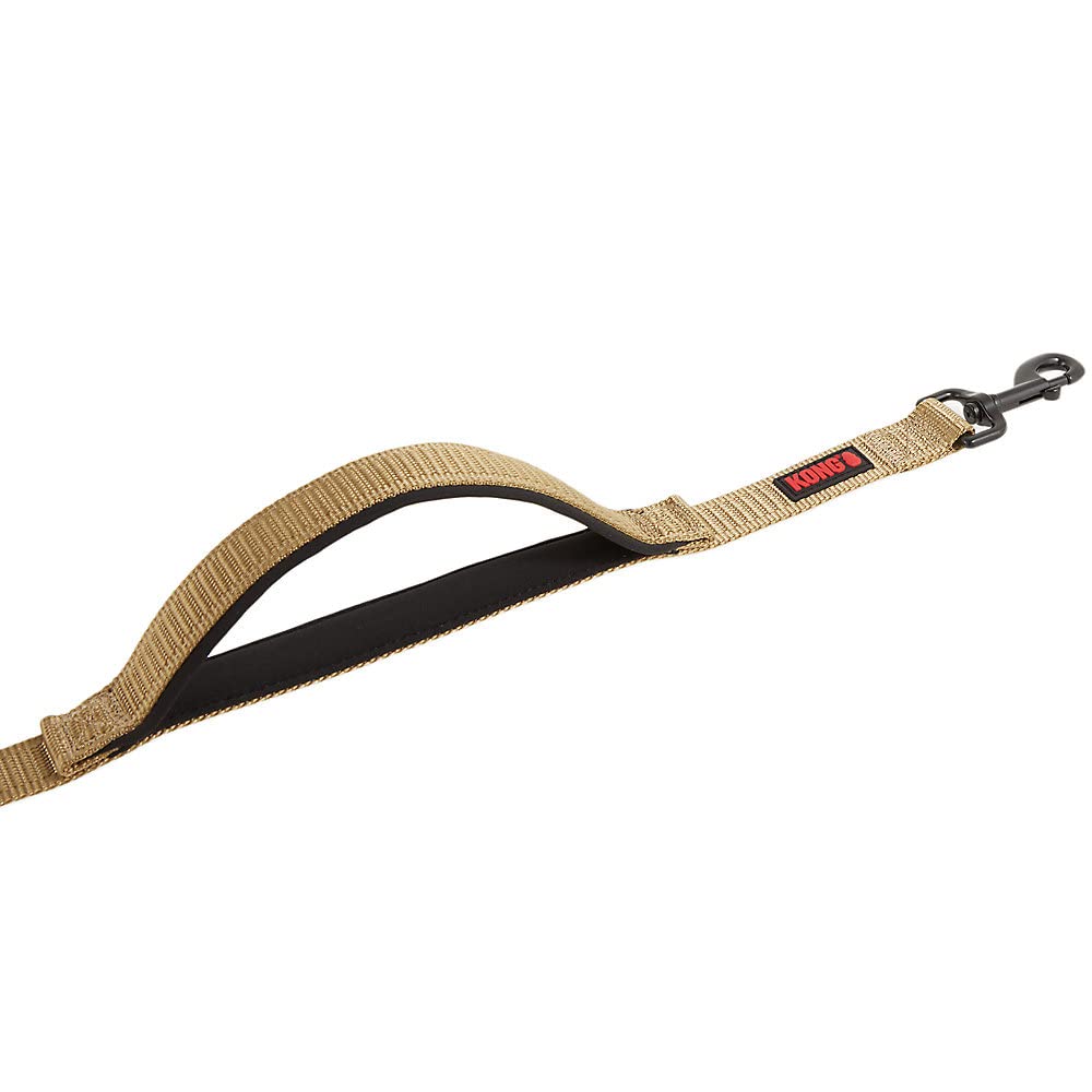 KONG Comfort traffic leash metal hardware emphasizes durability for daily wear and outdoor adventures.