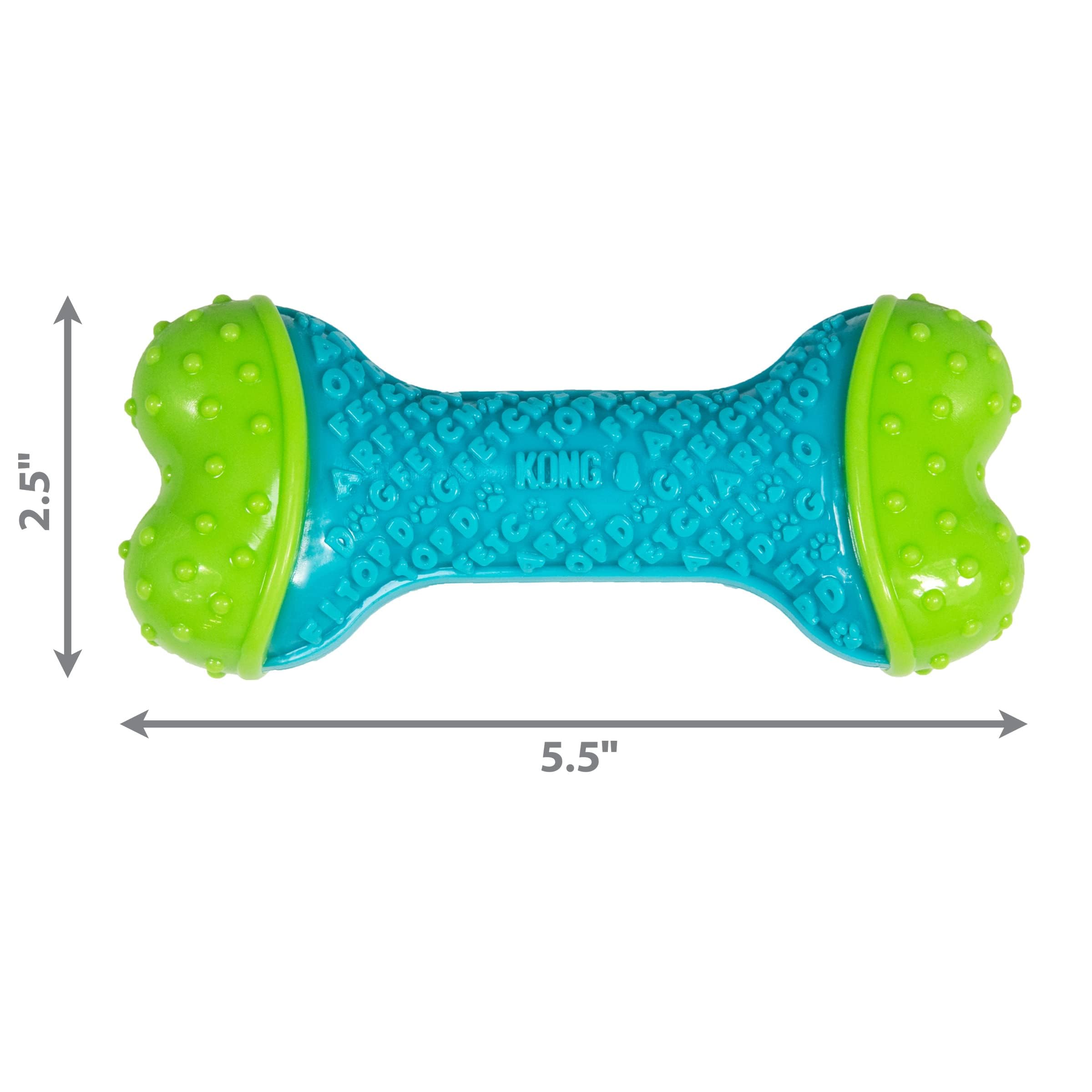 KONG CoreStrength Bone enriches enrichment play with interactive chewing.