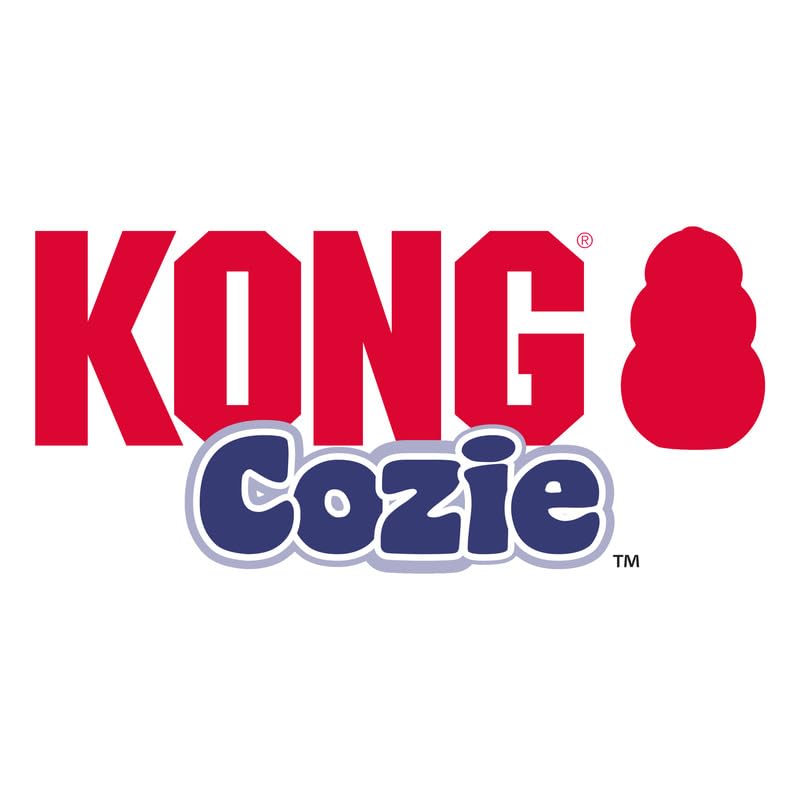 KONG Cozie plush dog toy extra layer for added durability.