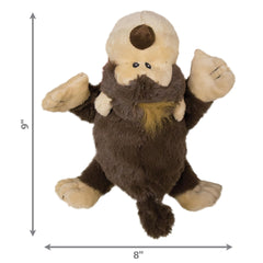 KONG Cozie plush dog toy shows extra durability layer for longer fetch sessions.