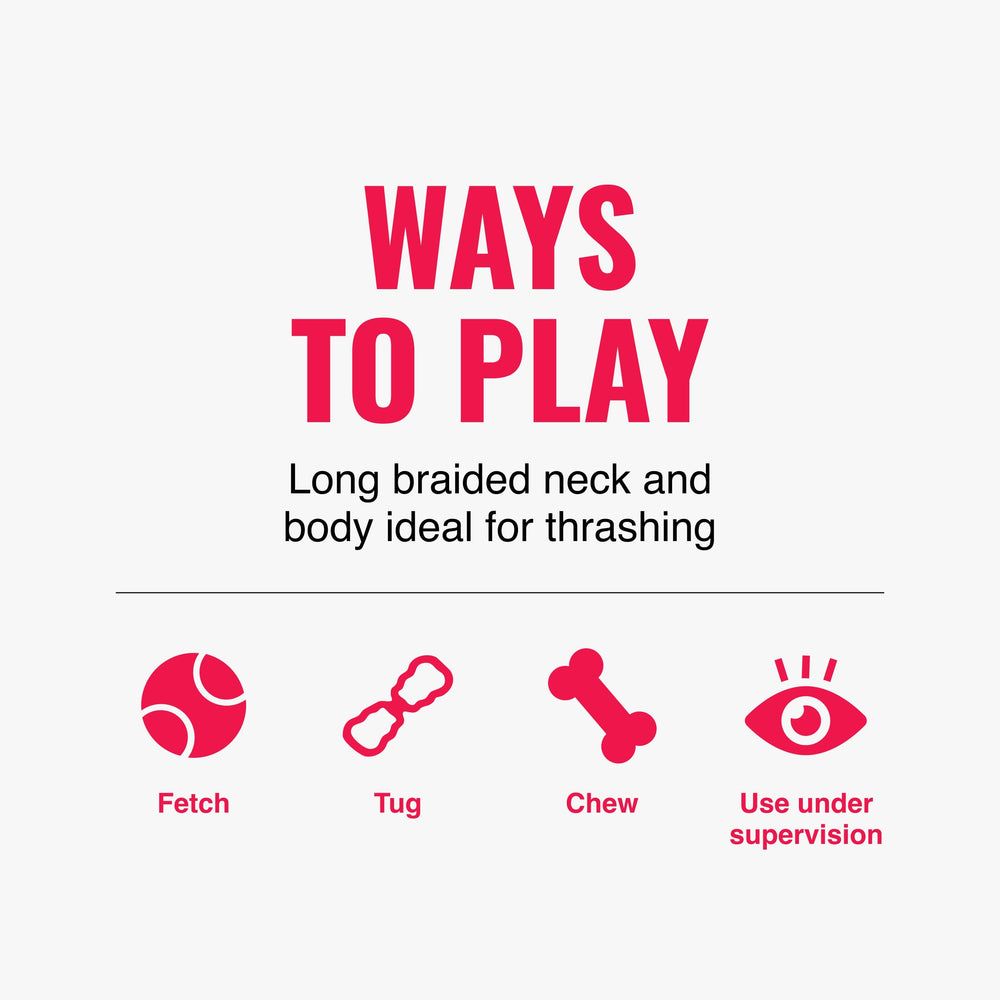 KONG Knots Twists flamenco: diseño variado para mantener el interés