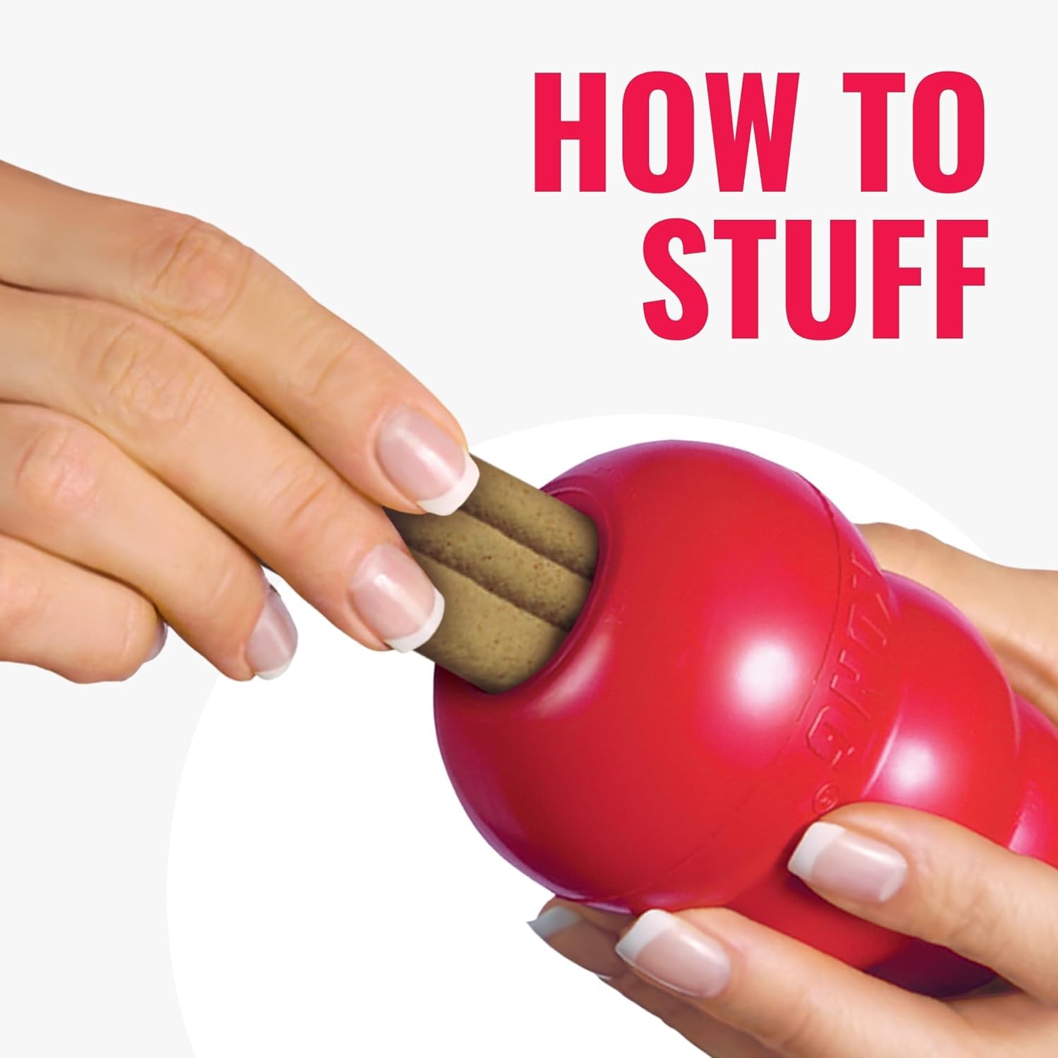KONG Enhanced Ziggies plant-based chews support oral care during chewing.