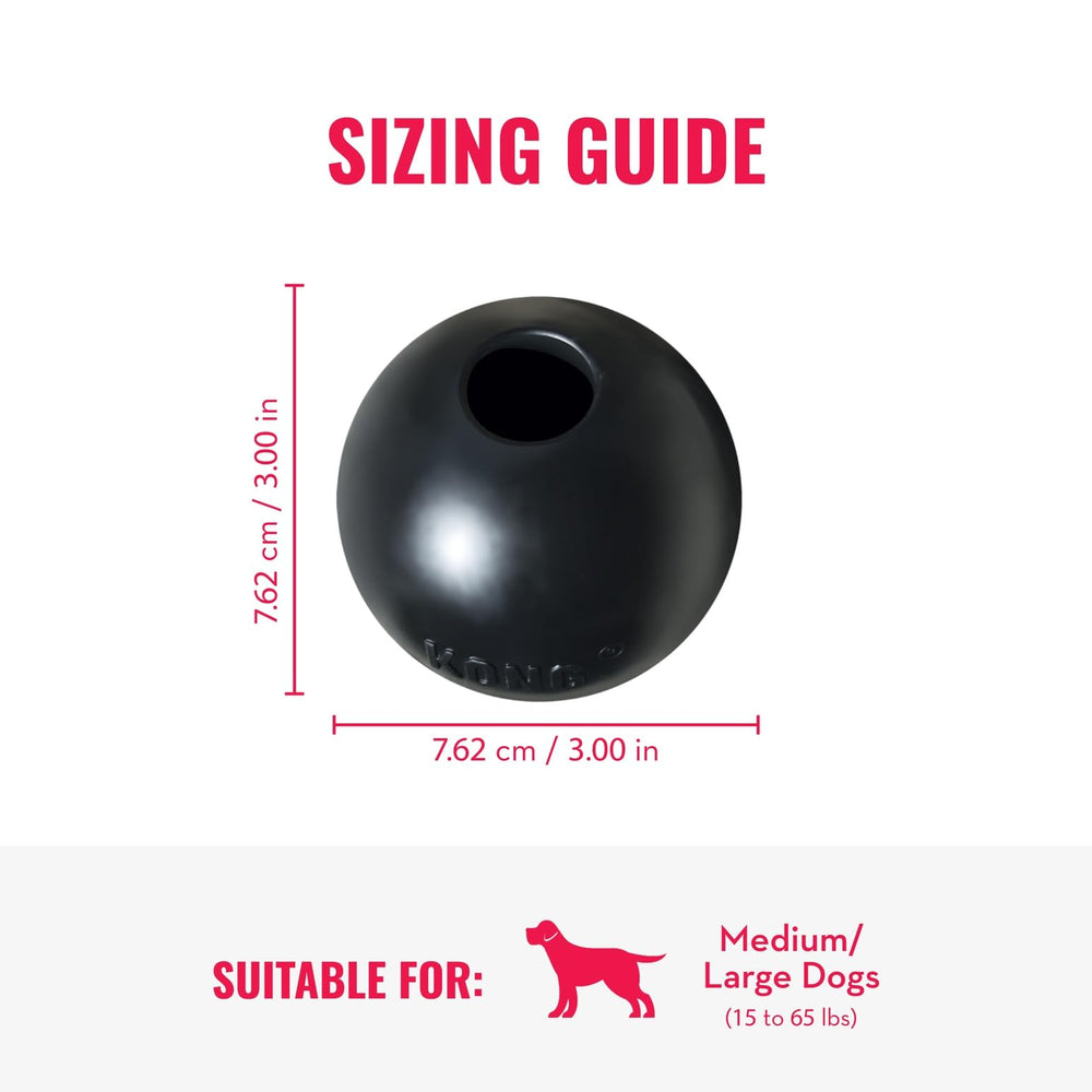KONG Pelota Extrema con Hueco durante juego de entrenamiento y búsqueda