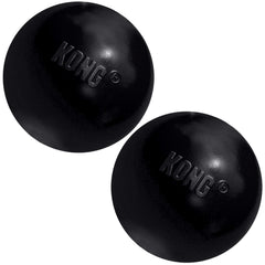 KONG Extreme Ball with Hole during backyard fetch for durable play
