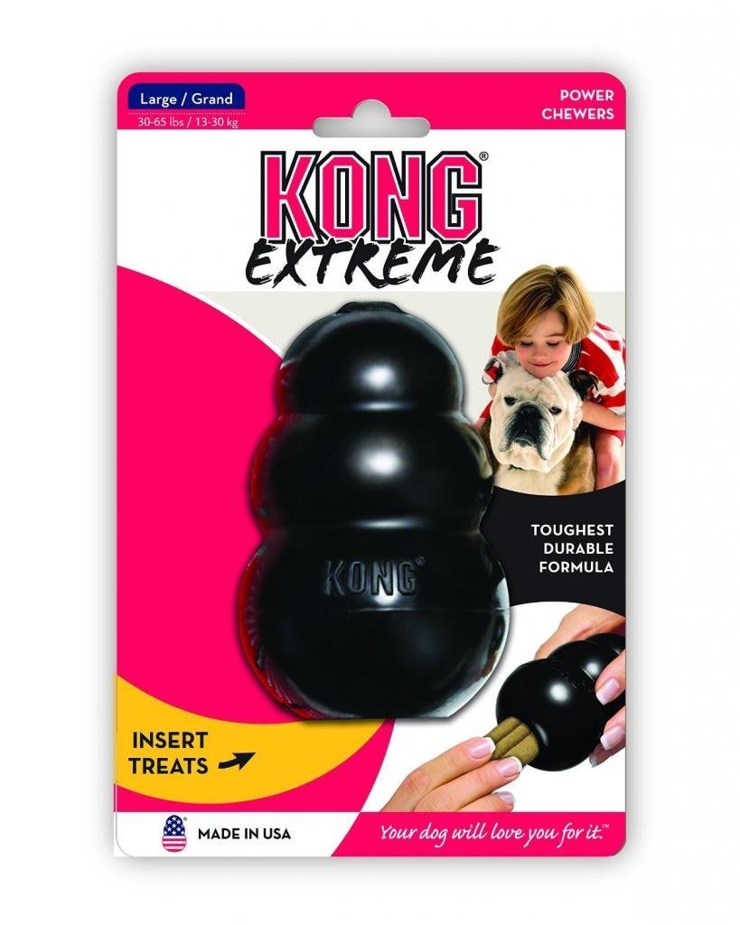KONG Extreme large black toy trusted by K-9 teams