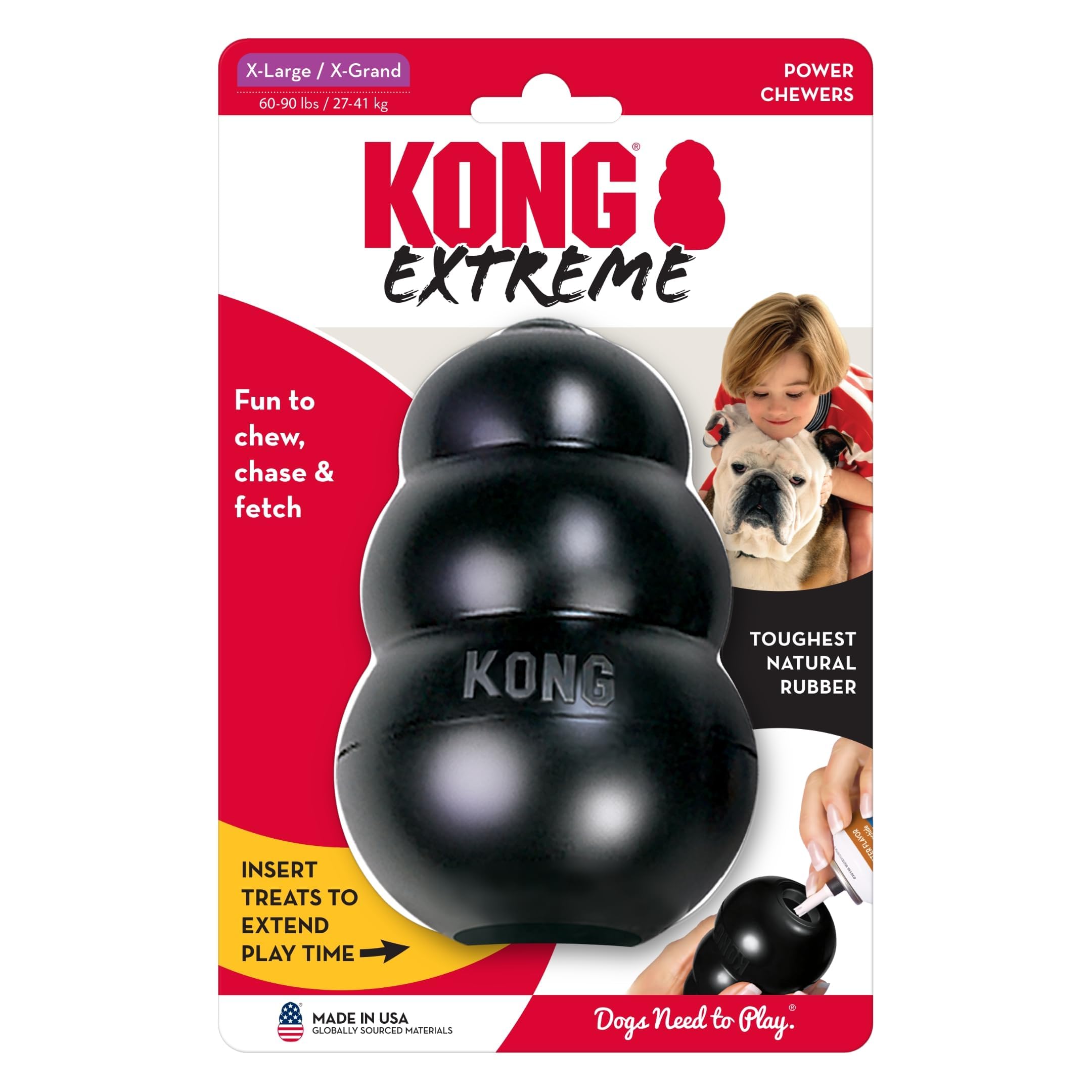 KONG Extreme pack-of-2 image highlights value for power-chewer households.