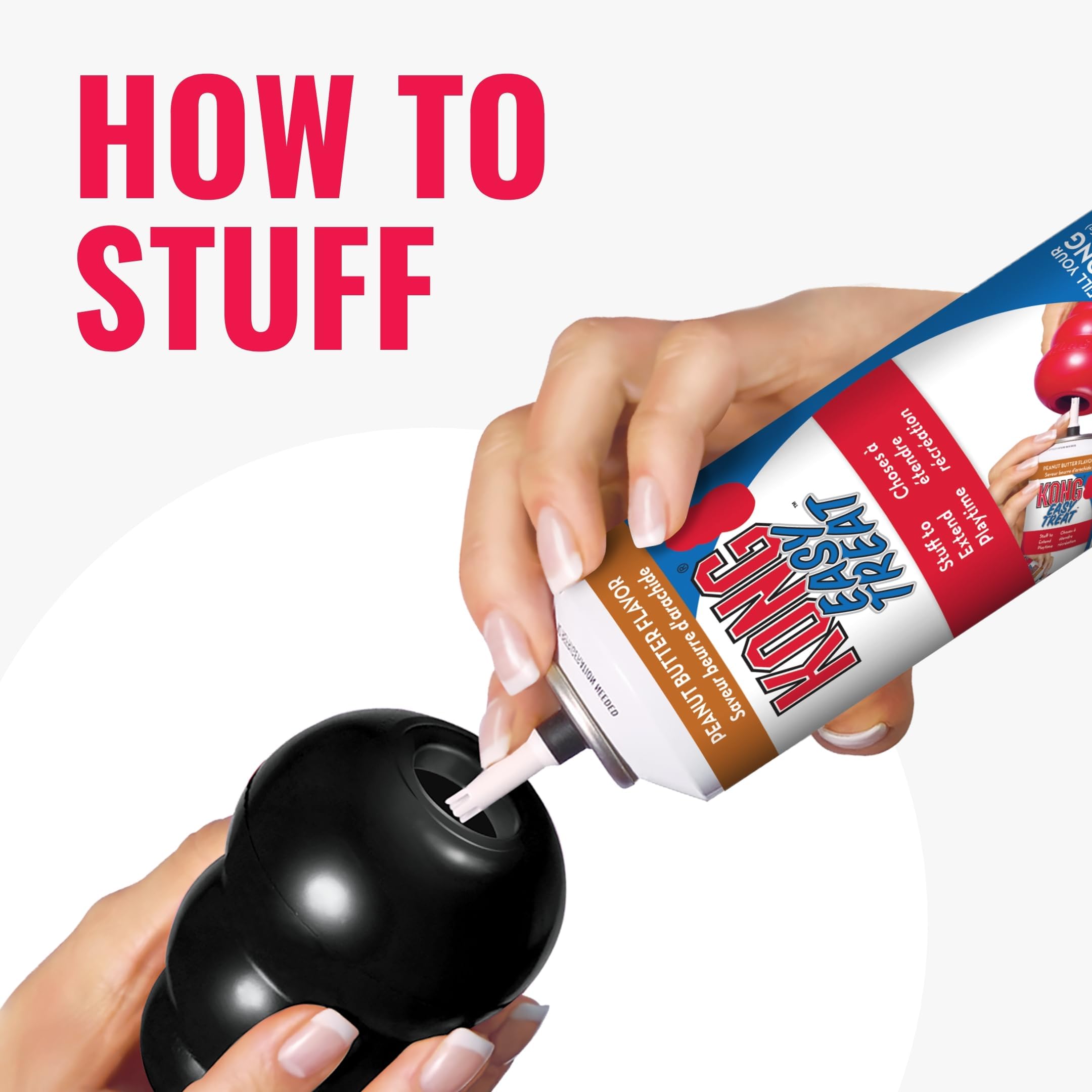 KONG Extreme filled with peanut butter and frozen for longer chew sessions.