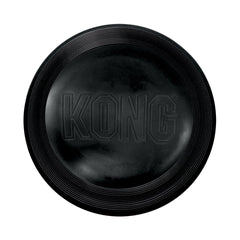 KONG Extreme Flyer disc in action during fetch with a happy dog.