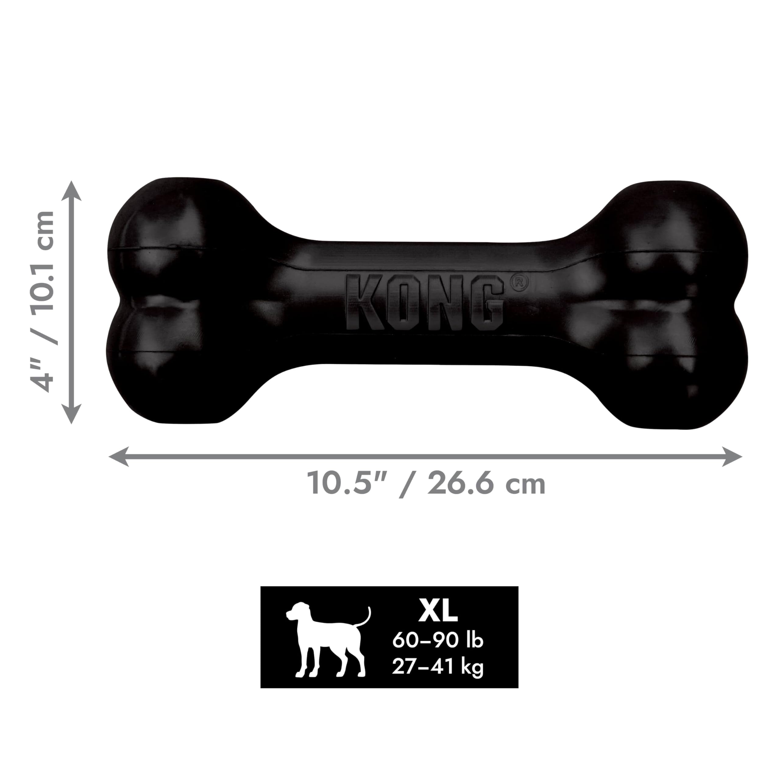KONG Extreme Goodie Bone designed for extra large dogs with powerful jaws.