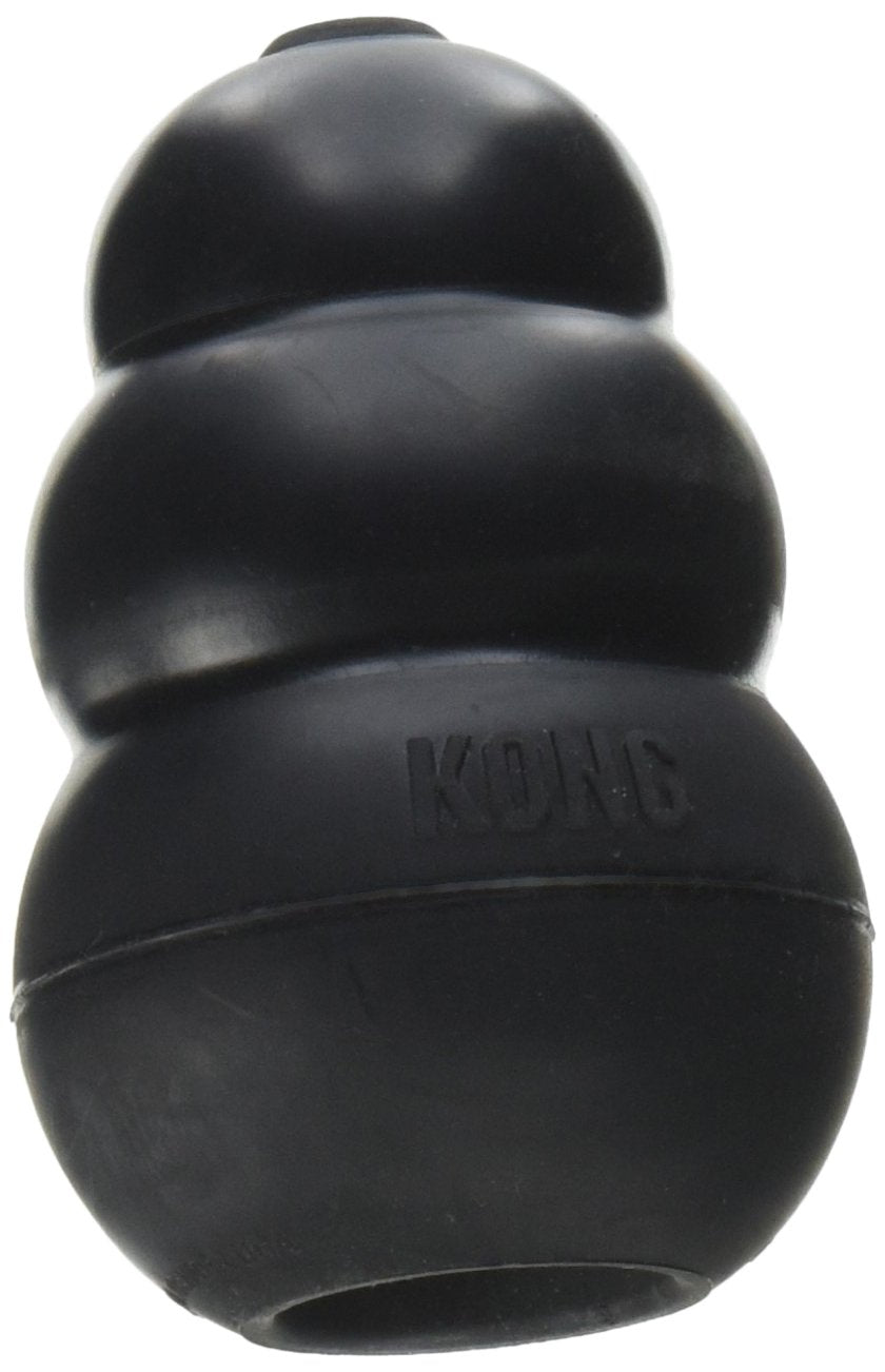 KONG Extreme toy durable chew keeps dogs entertained during long chewing sessions.