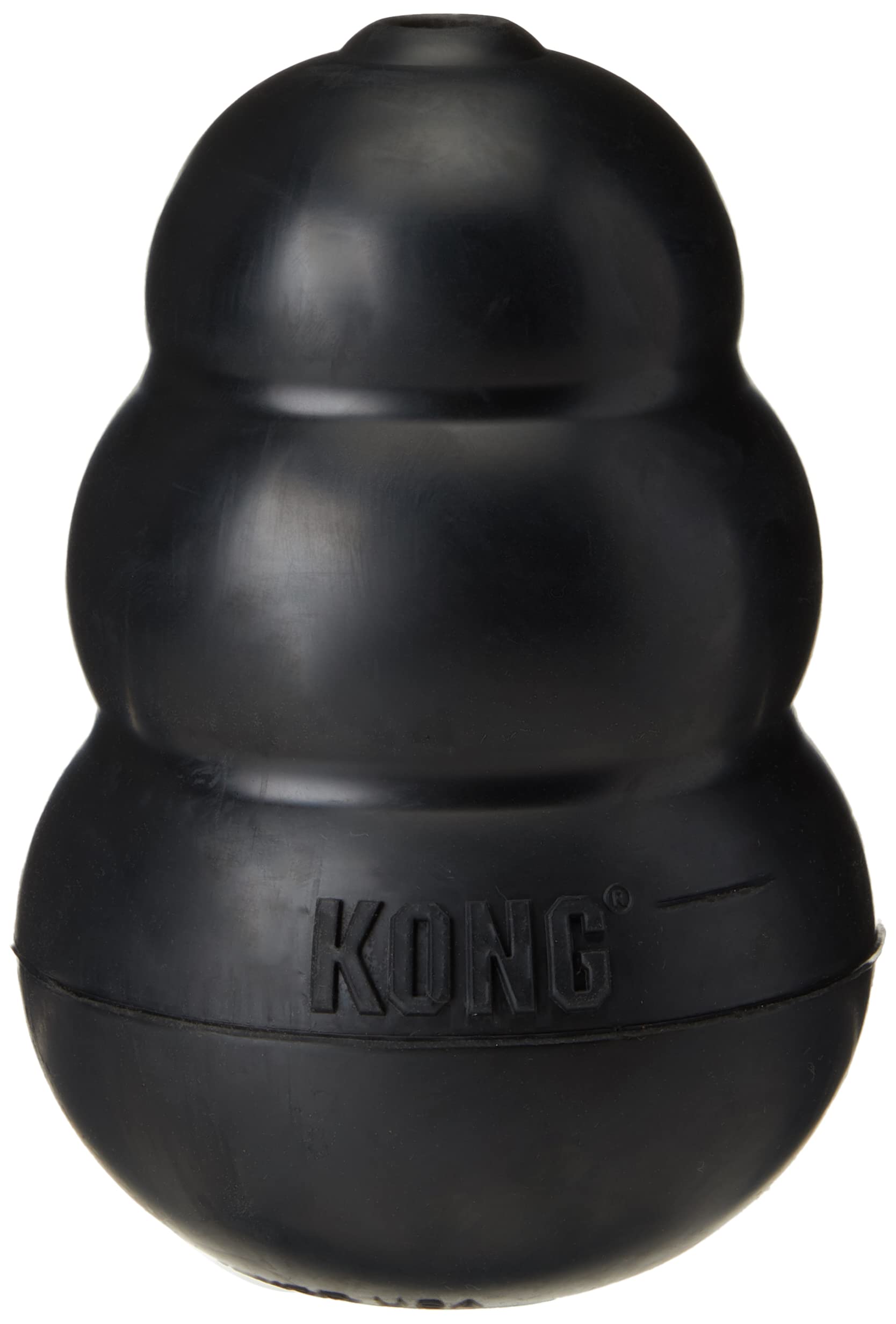 KONG Extreme X-Large 2-Pack treat-insertion view highlighting boredom-busting practice.