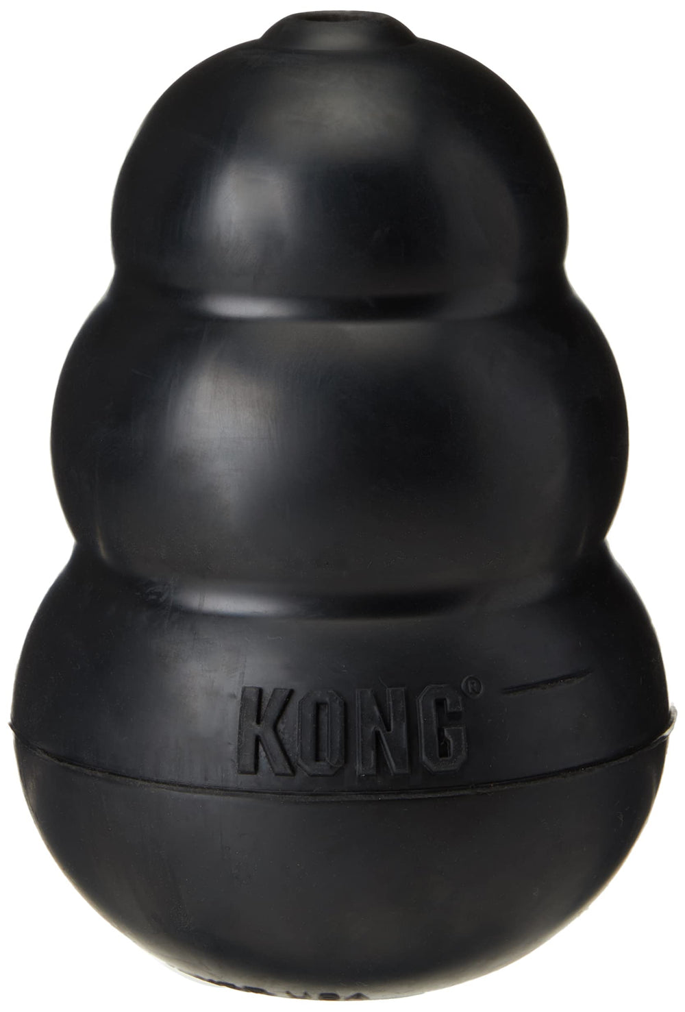 KONG Extreme X-Large 2-Pack treat-insertion view highlighting boredom-busting practice.
