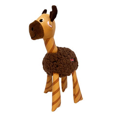KONG Floofs Shakers faux leather head and legs with tactile cues