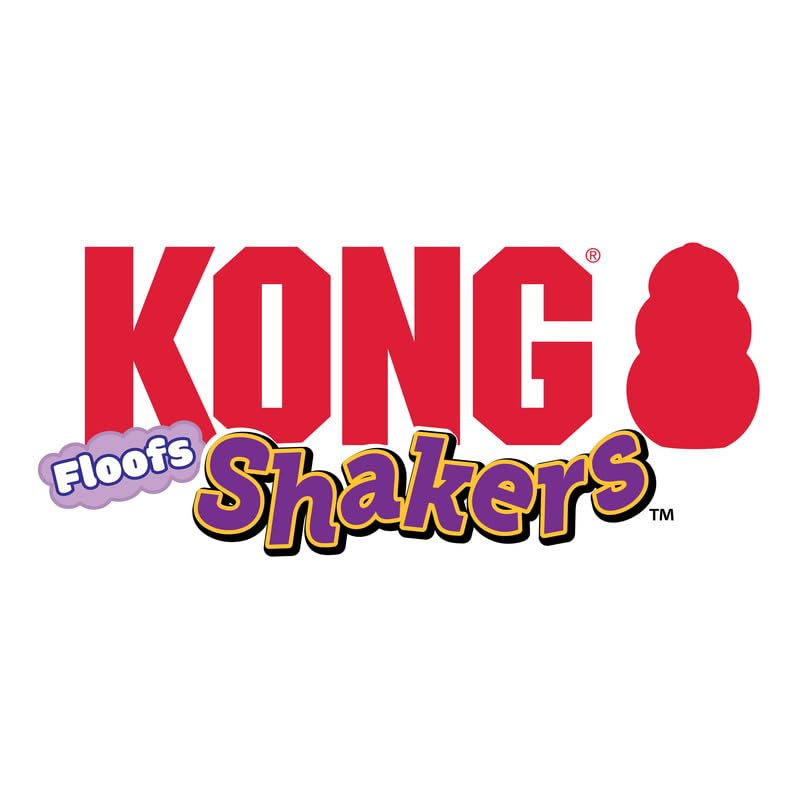 KONG Floofs Shakers Moose Medium shown for mid-size dogs