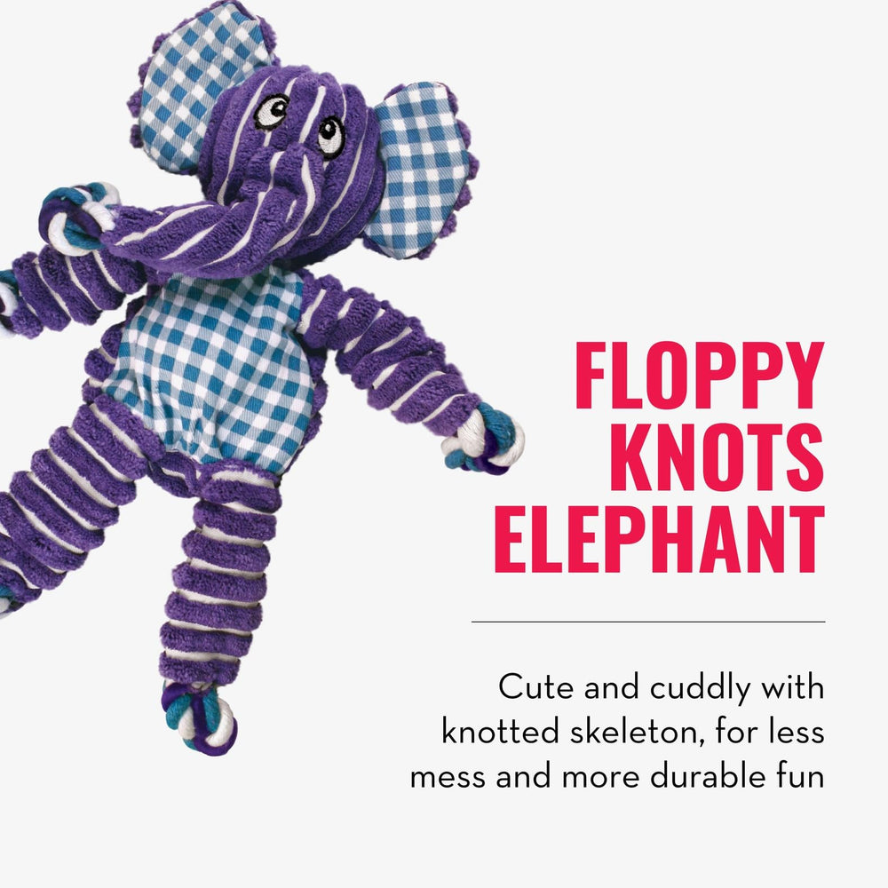 KONG Floppy Knots chew toy ideal for backyard play.