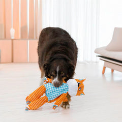 KONG Floppy Knots rope interior highlights chew-friendly texture inside