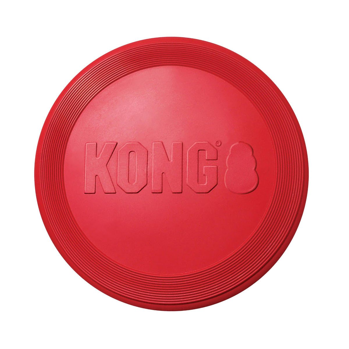KONG Flyer: disco volador duradero para juegos al aire libre y capturas seguras.