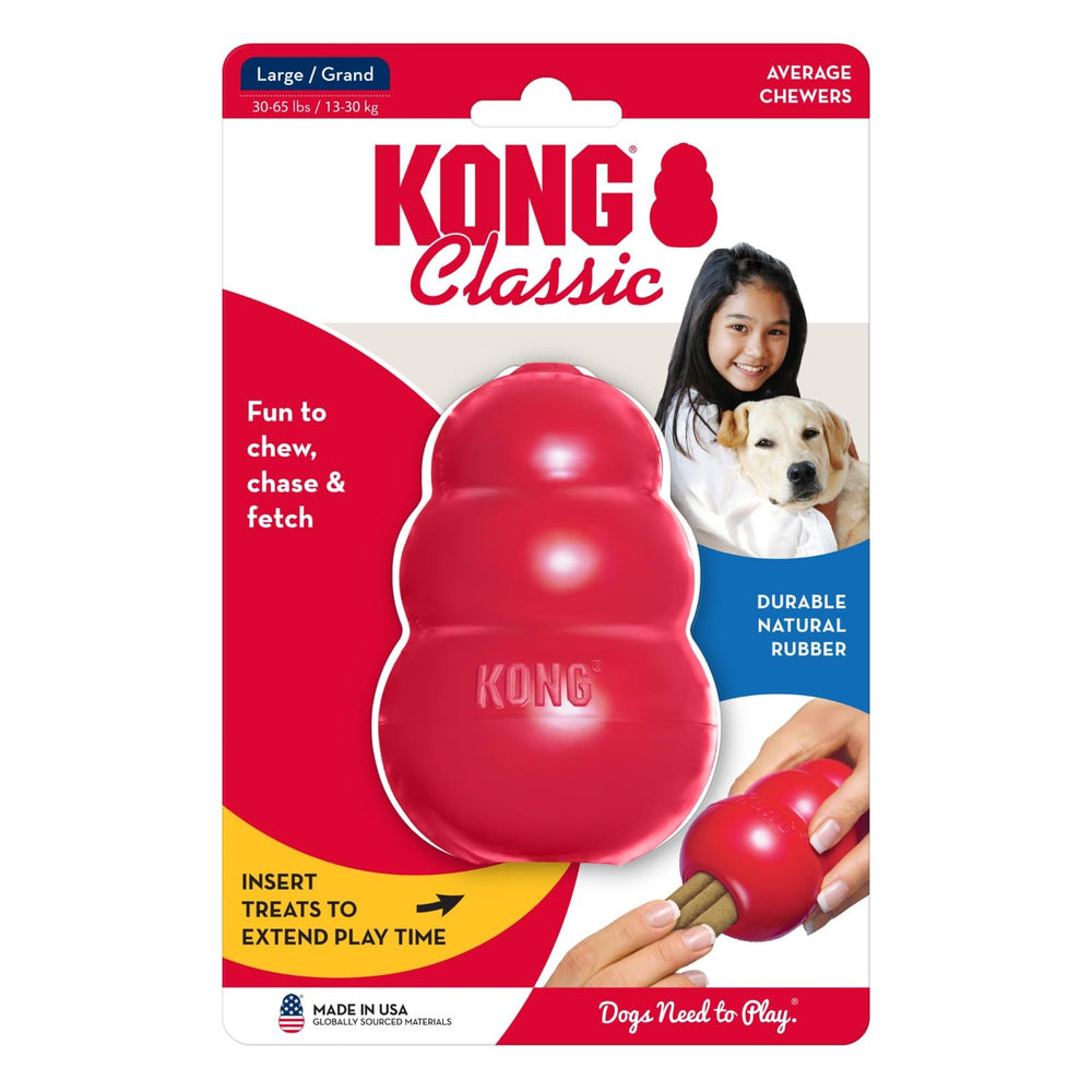 KONG global-sourced materials underline quality and safety standards.