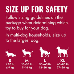 KONG Goodie Bone with Goodie Gripper demonstrates stuffed-treat challenge for extended playtime.