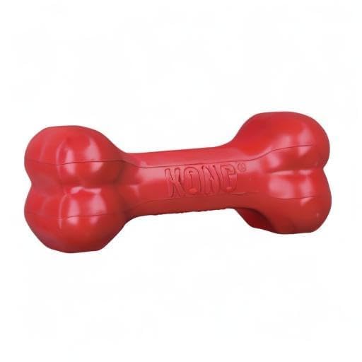 KONG Goodie Bone US-made details highlight quality materials and satisfaction guarantee.