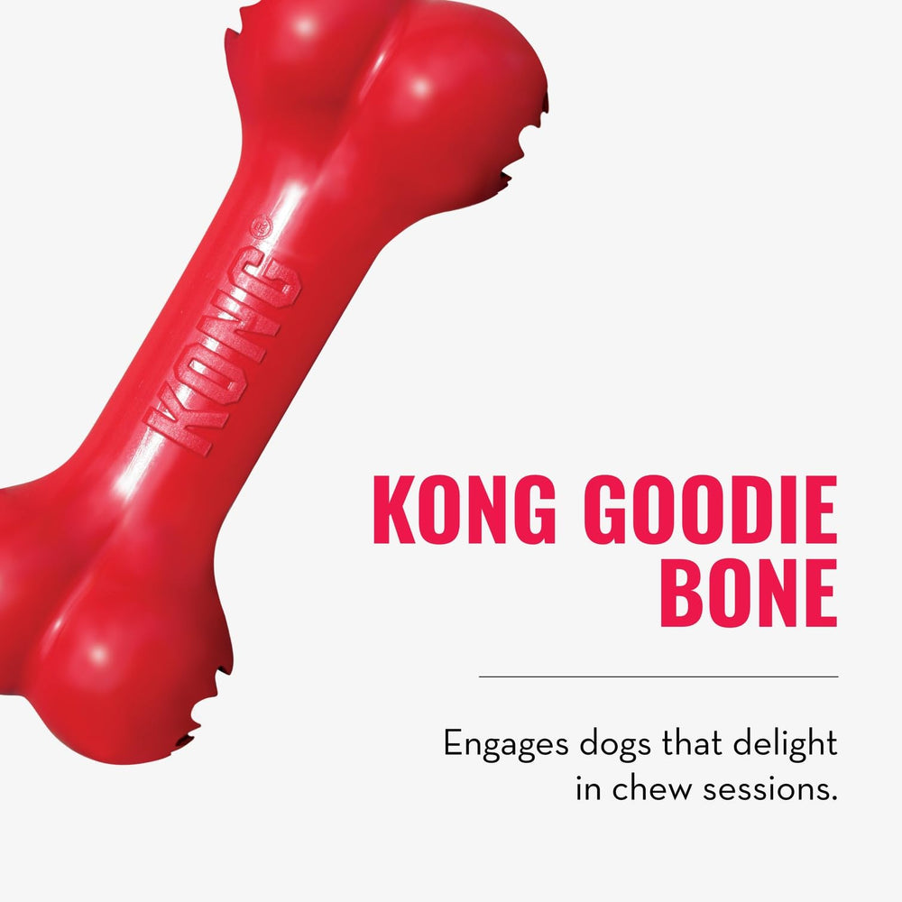 KONG Goodie Bone showcases USA-made quality and durable construction.