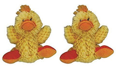 KONG Juguete pequeño con sonajero para perros pequeños, color pato, ideal para sesiones de juego.