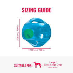 KONG Jumbler Ball durable outdoor design for rugged fetch sessions