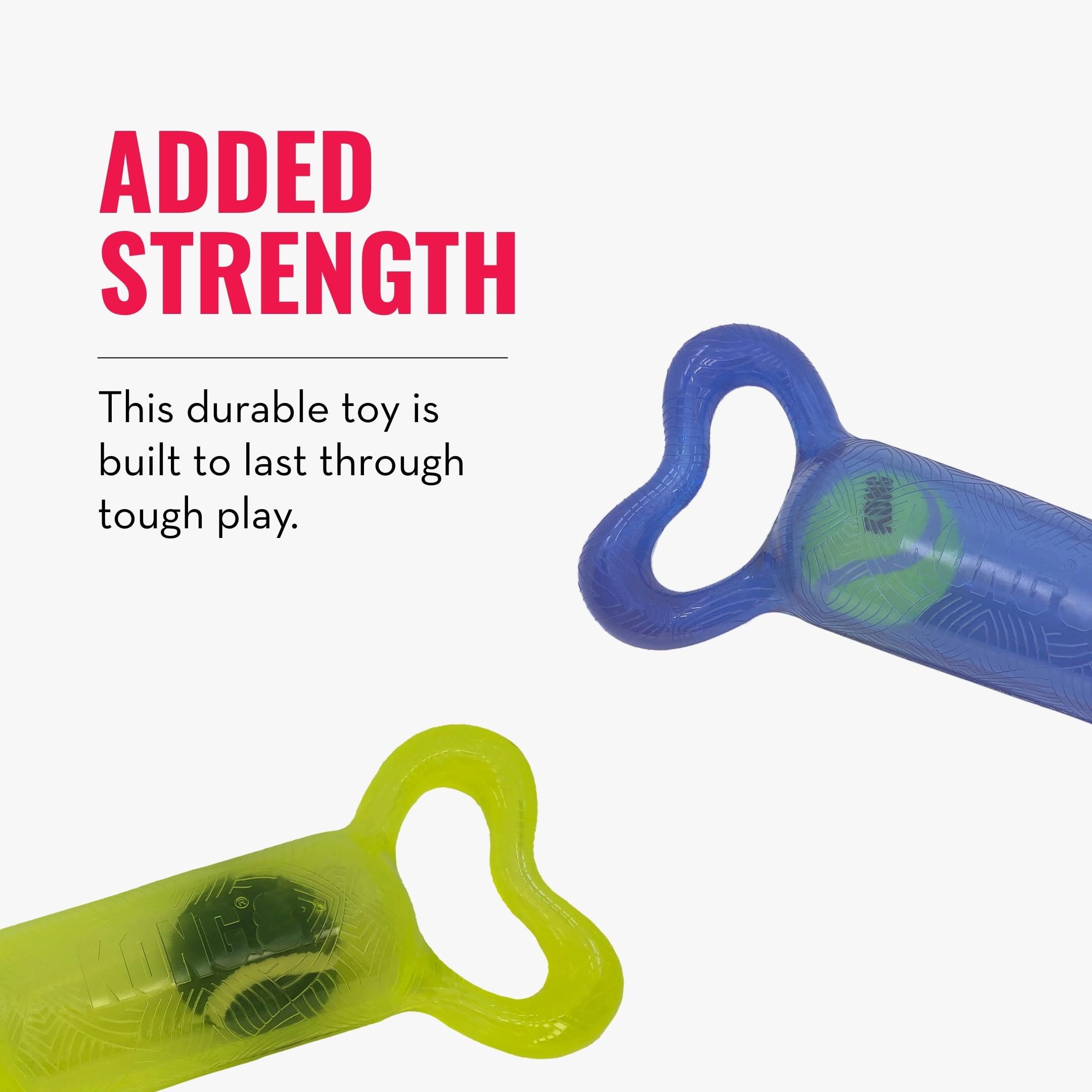 KONG Jumbler Tug small medium sizes for varied dogs.