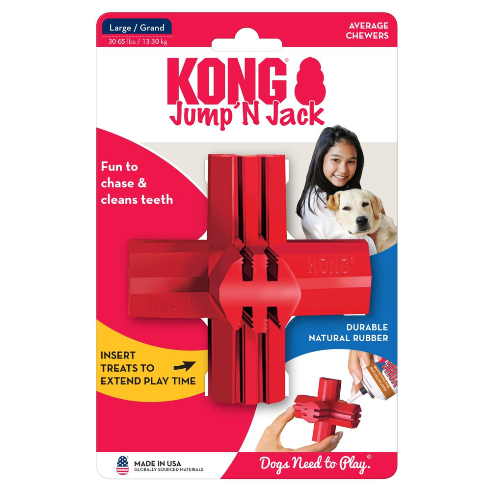 KONG Jump'N Jack encourages active play for large dogs