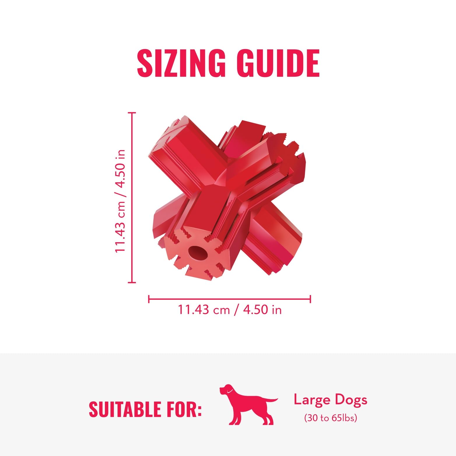 KONG Jump'N Jack great for treat-filled extensions with peanut butter