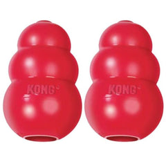 KONG King Classic XX-Large red toy ready for durable chew play.