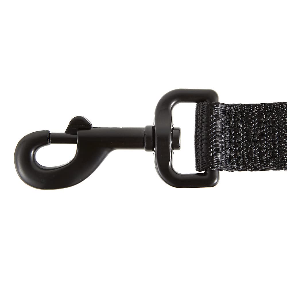 KONG leash attachment ring; holds waste bag dispenser and keys for quick access.