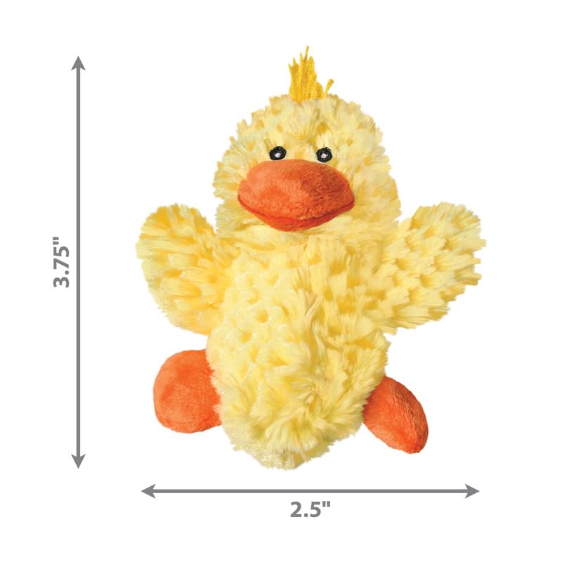 KONG Low Stuffing Squeaker dog toy Bear closeup showcases durable texture and safe play.