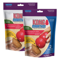 KONG Marathon galletas naturales para perros: sabor delicioso y juego prolongado.