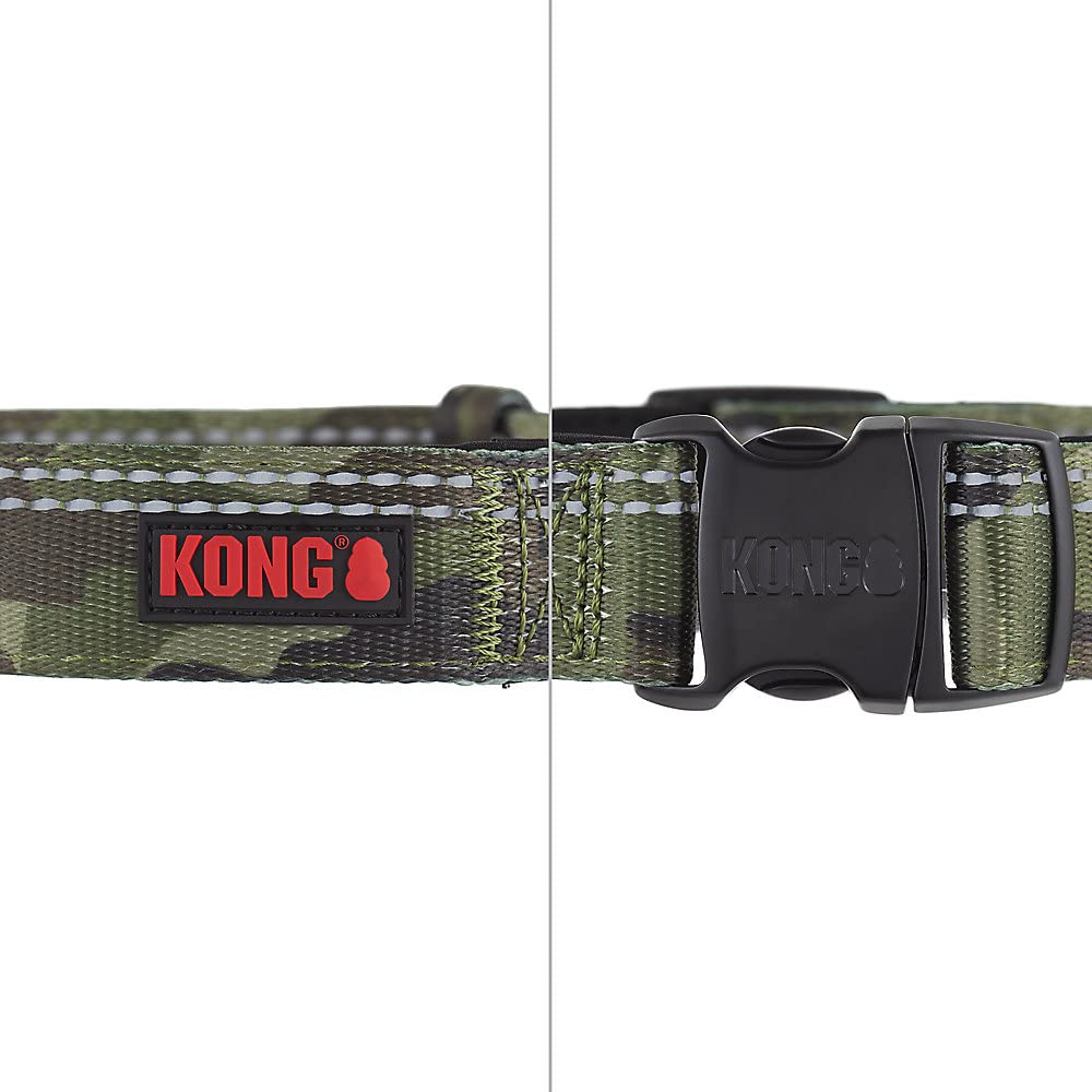 KONG Max HD adjustable camo collar for a secure, comfy fit.