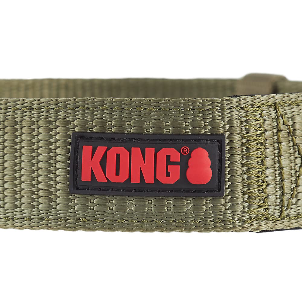 KONG Max HD collar with snap buckle for easy on-off during walks.