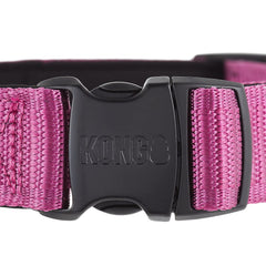 KONG Max HD collar showcasing D-ring and ID tag holder for easy identification.