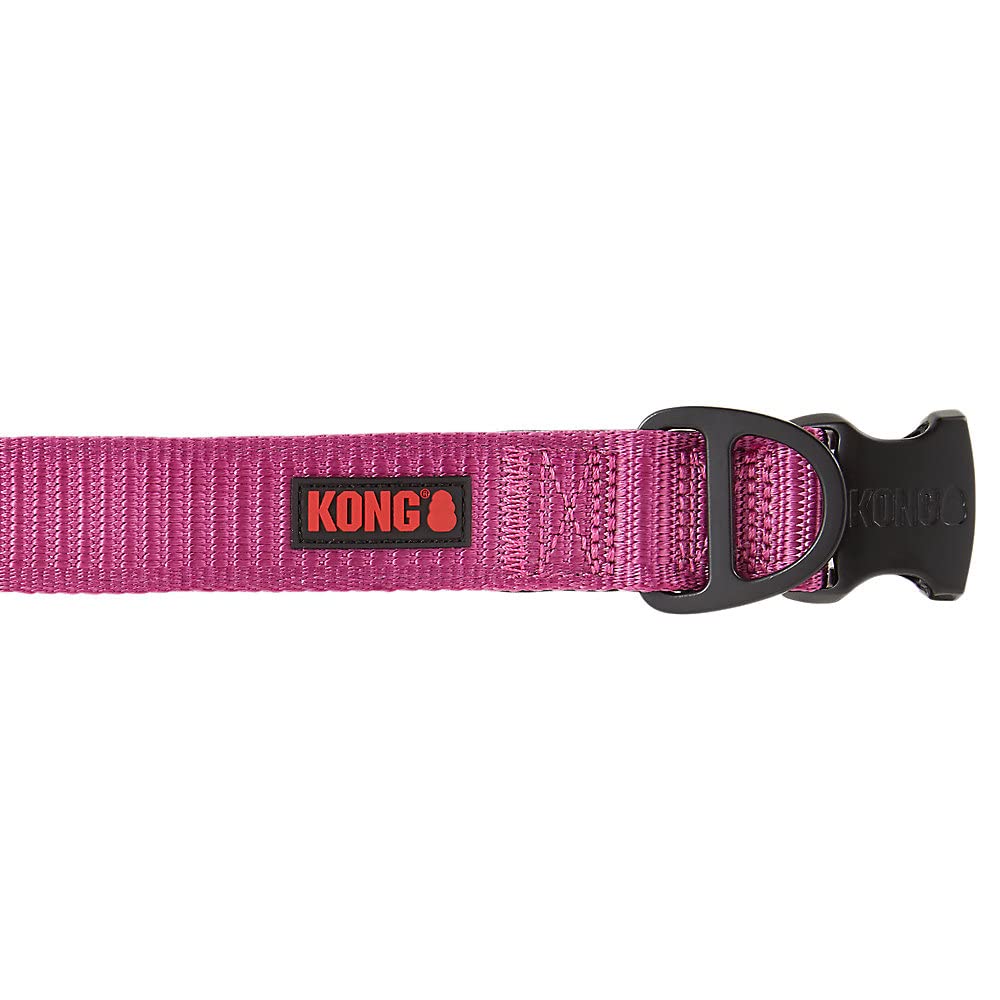 KONG Max HD pink collar on a dog emphasizes style and comfort.