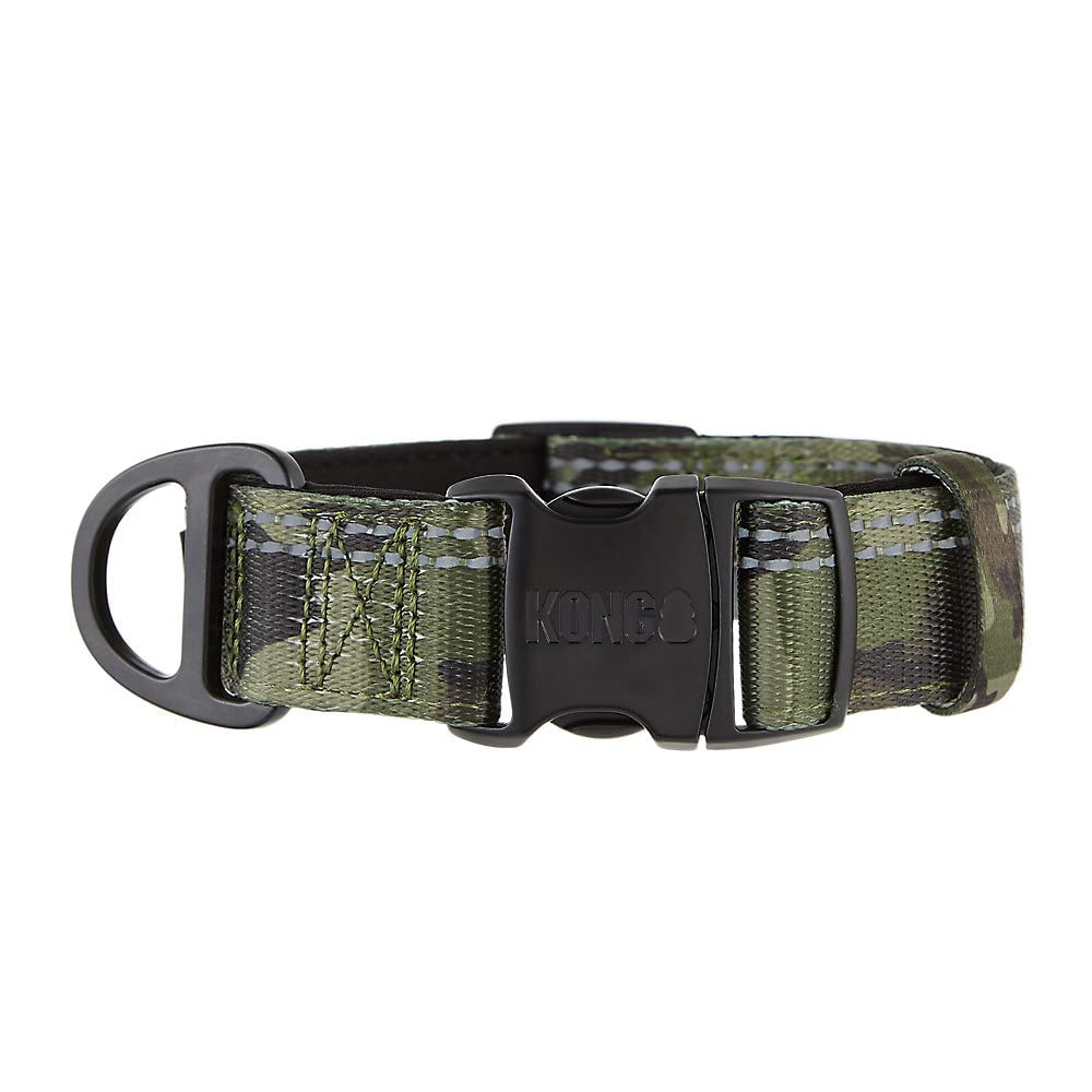 KONG Max HD collar close-up showing ultra-strong thread and durable hardware.