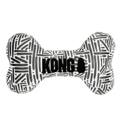 KONG Maxx Bone Sm/Md front view with rugged plush for tough fetch sessions.