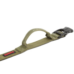 KONG collar metal snap buckle and D-ring hardware shown for durable daily fastening.